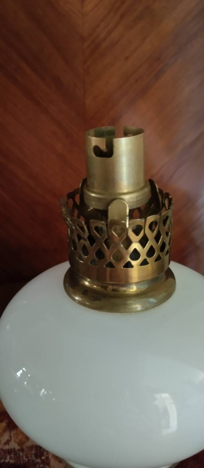 Vintage retro opaline lamp