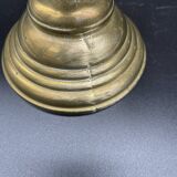 Hand candle holder, cellar rat, brass, gilded, gold, handle, 1950s, decoration, chic, decor, room