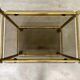 Vintage brass serving trolley