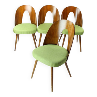 Chaises de salle à manger emblématiques de Tatra par Antonín Šuman, Tchécoslovaquie 1960