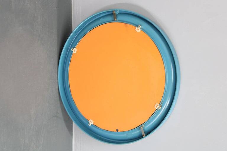 1970s Round Mirror, Italy