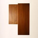 Scandinavian teak sideboard with drawers and hidden desk