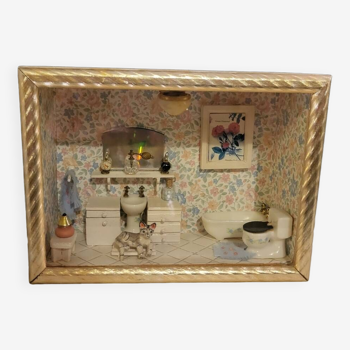 Salle de bain miniature vintage