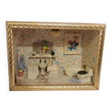 Vintage miniature bathroom