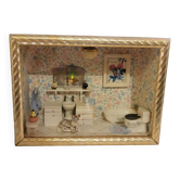 Vintage miniature bathroom