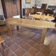 Table extensible en orme de la maison Regain des années 70