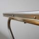 Tablette de style industriel en acier et plateau bois