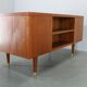 Mid-century Danish teak writing desk with brass details, 1960s
