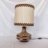 Openwork ceramic lamp, Stein Keramik, Germany, space age, 1960.