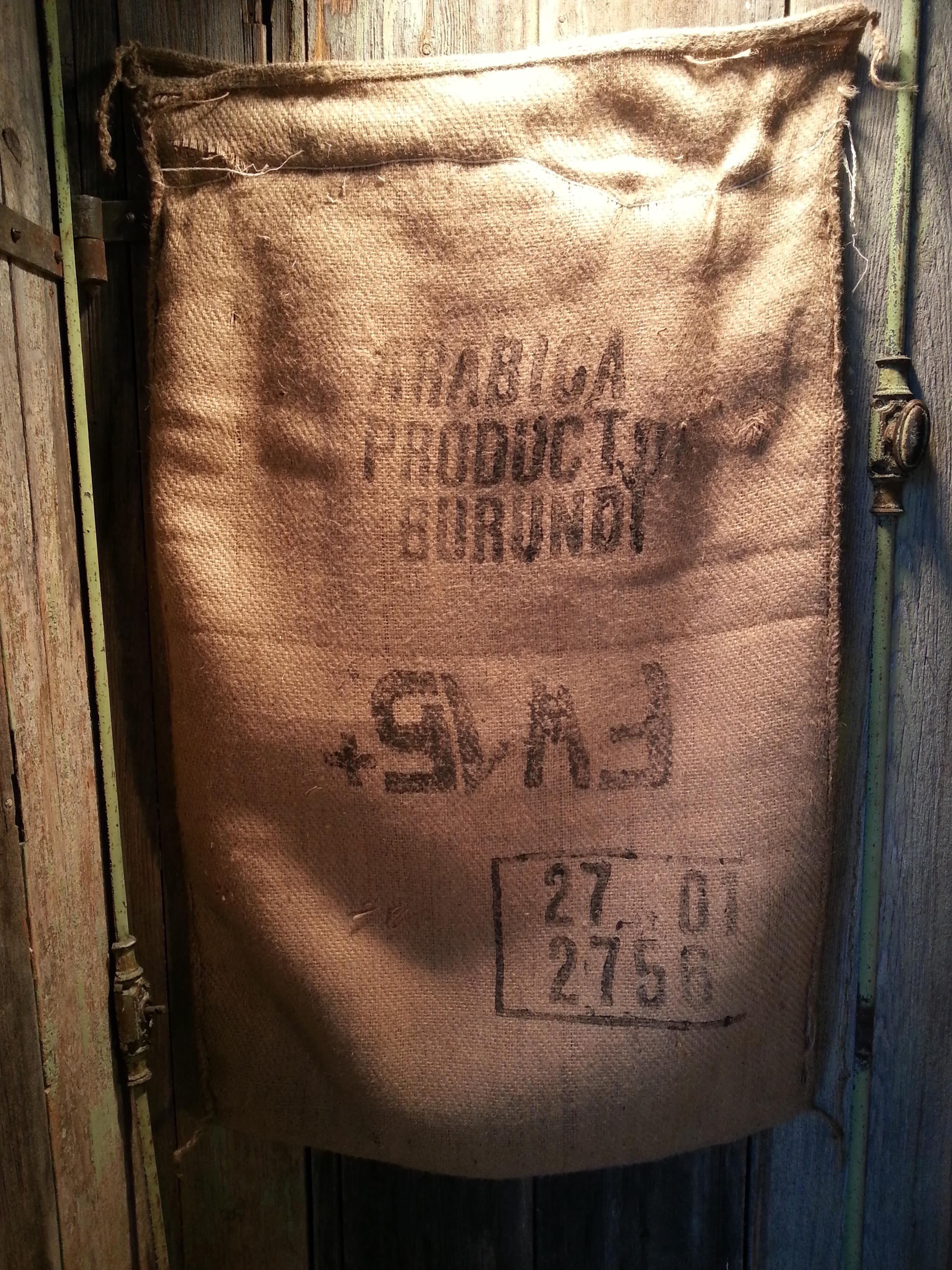 Lot de 3 Sacs à café en toile de jute