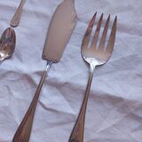 Cutlery in silvered metal, goldsmith Mondial