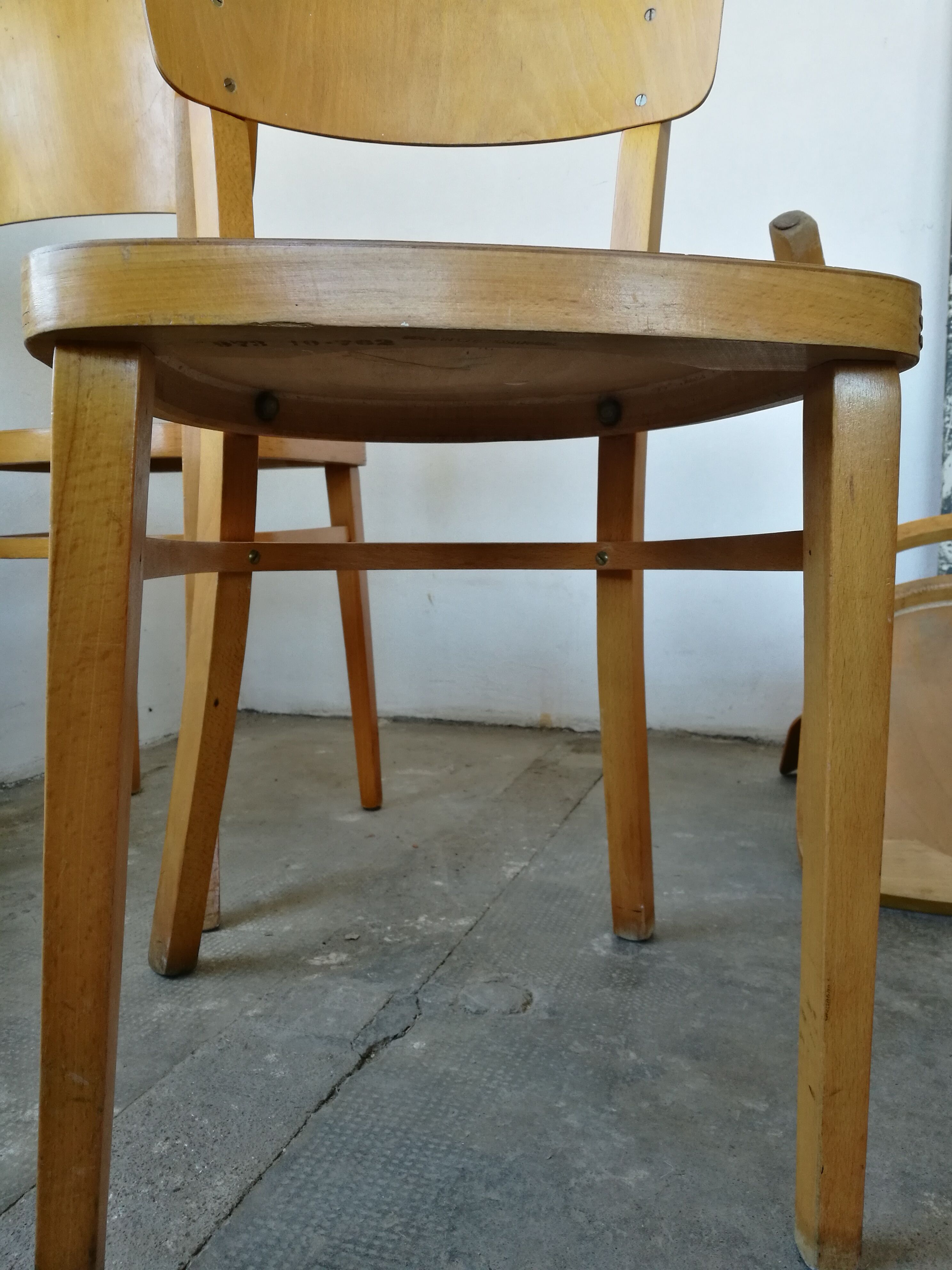 Set of 4 Thonet bistro chairs