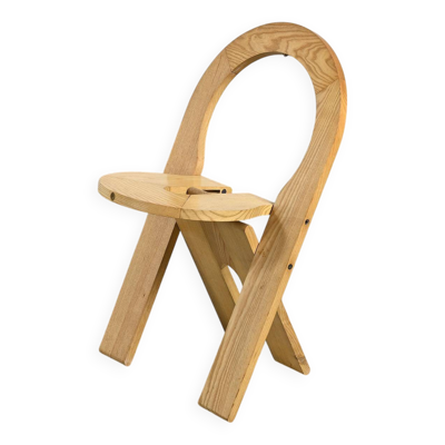 Chaise vintage pliante par Roger Tallon, Sentou vers 1978