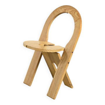 Vintage folding chair by Roger Tallon, Sentou circa 1978