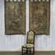 Pair of 20th century wall tapestries with animal decor