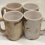 Lot of 4 cups from the Palissy gallery in Vallauris