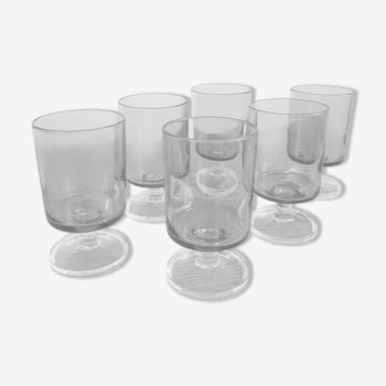 6 verres à apéritif Luminarc vintage