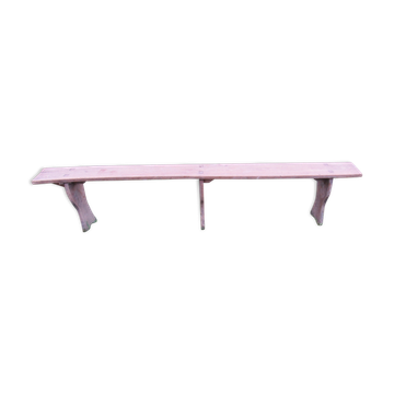 Wooden bench