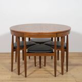 Mid-Century Teak Dining Table and Chairs Set by Hans Olsen for Frem Røjle, Denmark, 1950s, Set of 5