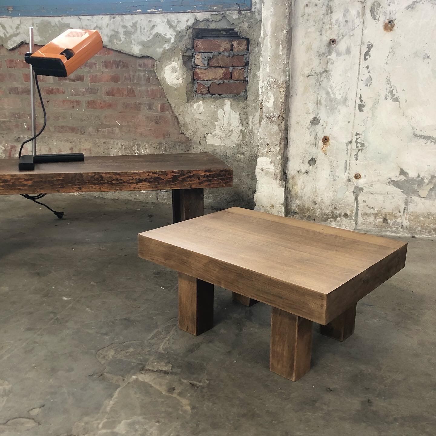Brutalist tables