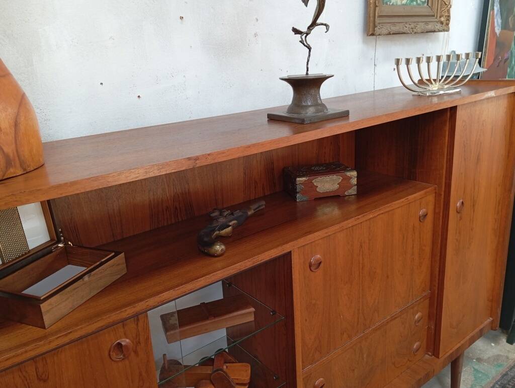 Scandinavian teak sideboard LB 60s