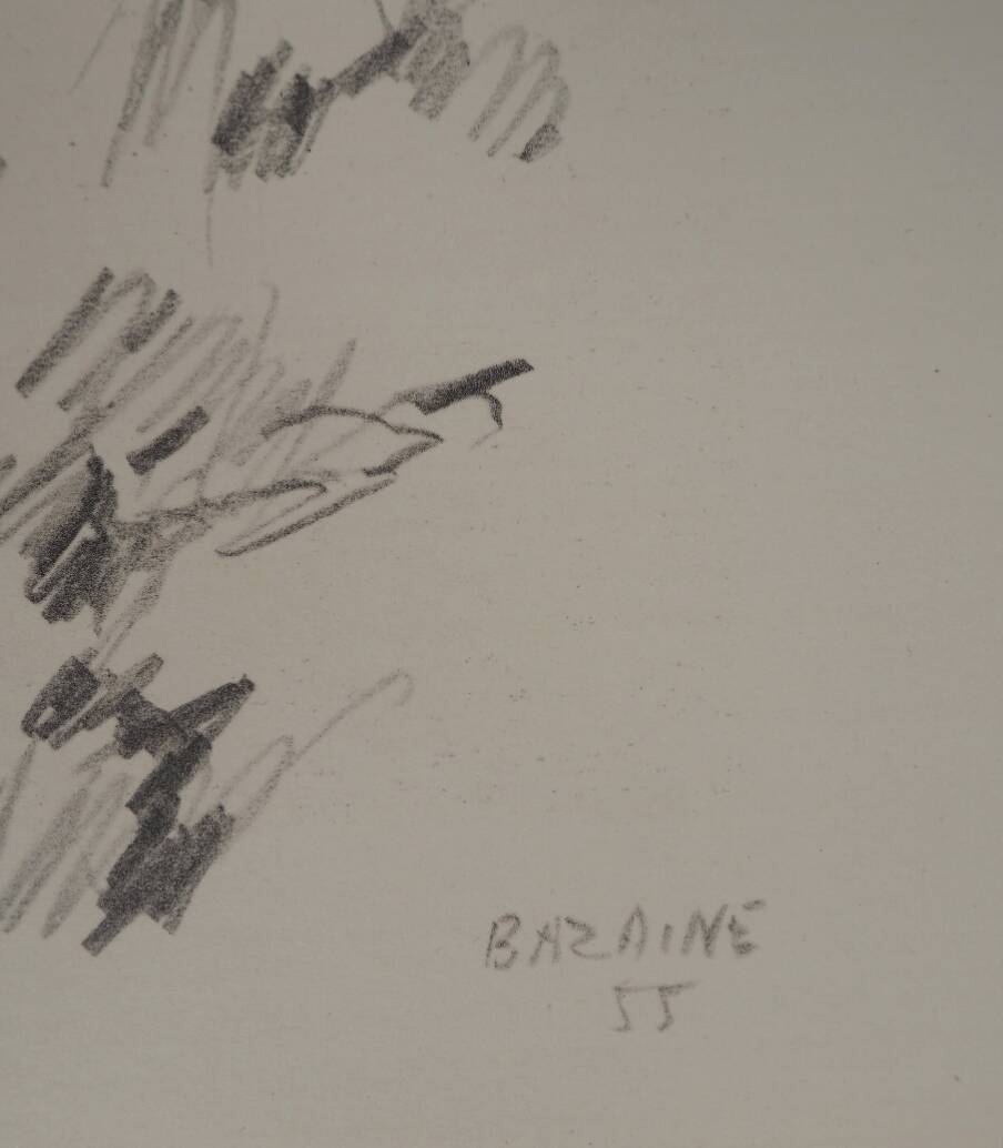 Jean rené bazaine: undergrowth - original signed lithograph