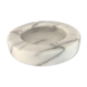 Vintage ashtray 70s in white marble