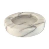 Vintage ashtray 70s in white marble