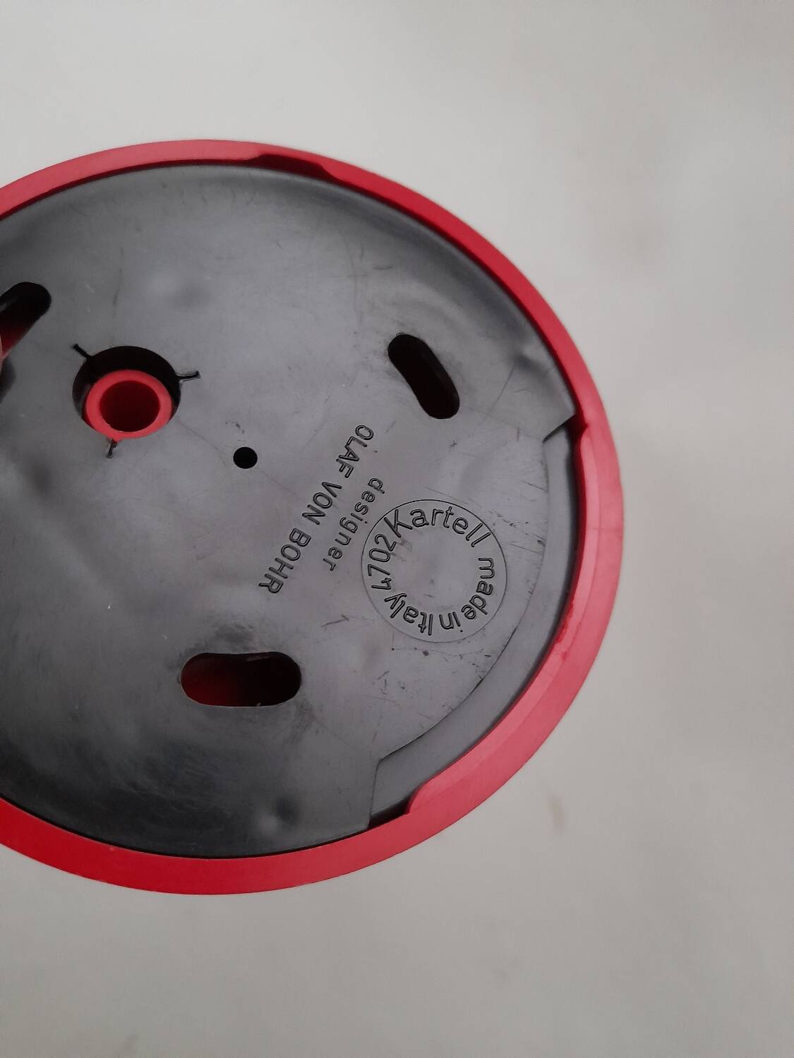 Olaf von Bohr red coat hook for Kartell