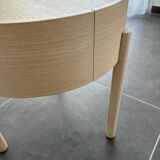 Woud - Arc Side Table, White Ash