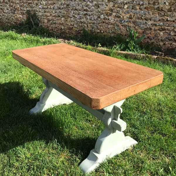 Table basse style chalet chêne massif