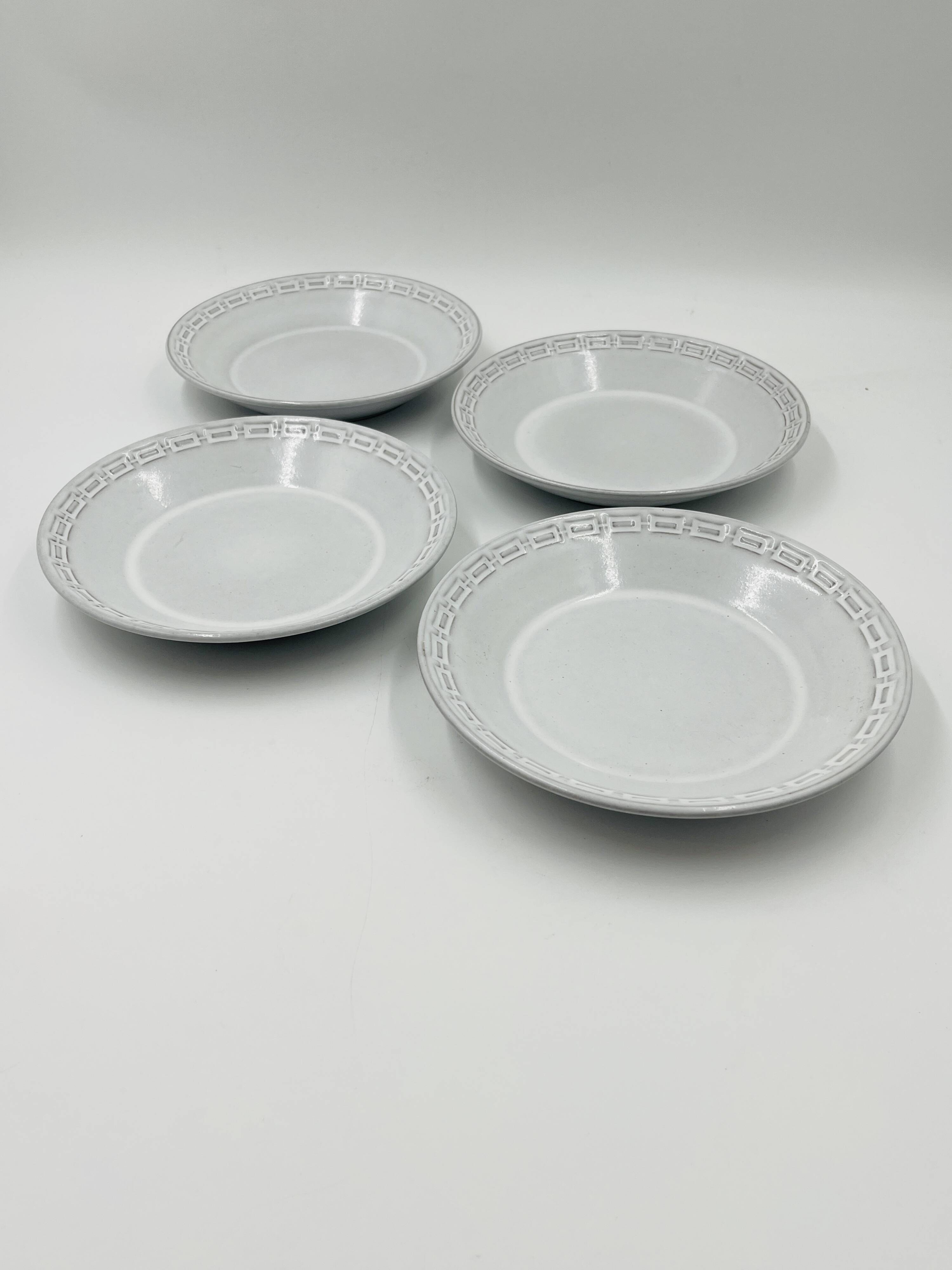 Lot of 4 Céramano Epsilon Soup Plates by Karl Leutner