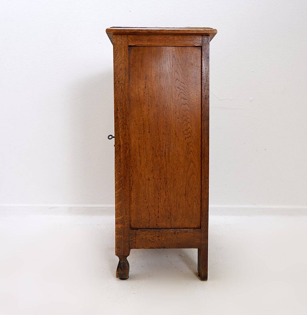 Rustic Bedside cabinet / Small Storage Cupboard - 20thC