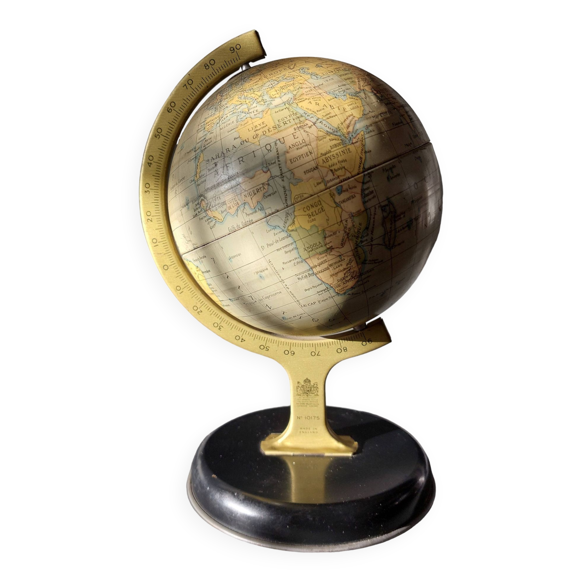 Chad Valley World Map 1950 Vintage.