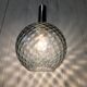 Vintage bubble glass ball pendant light