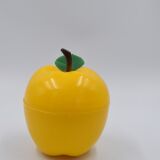 Vintage ice bucket ice cream yellow apple 1970's 70's