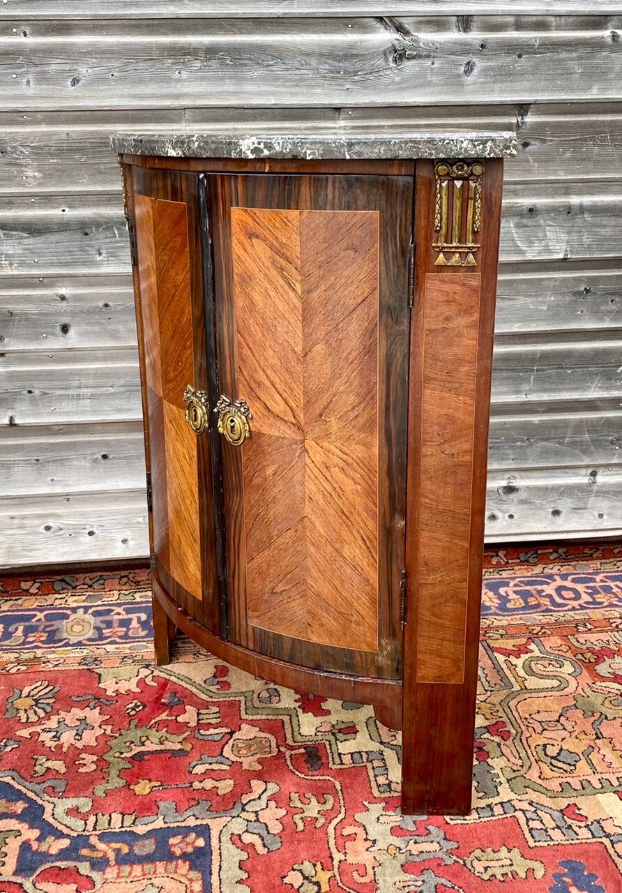 Pair of notches in marquetry style Louis XVI XIX century