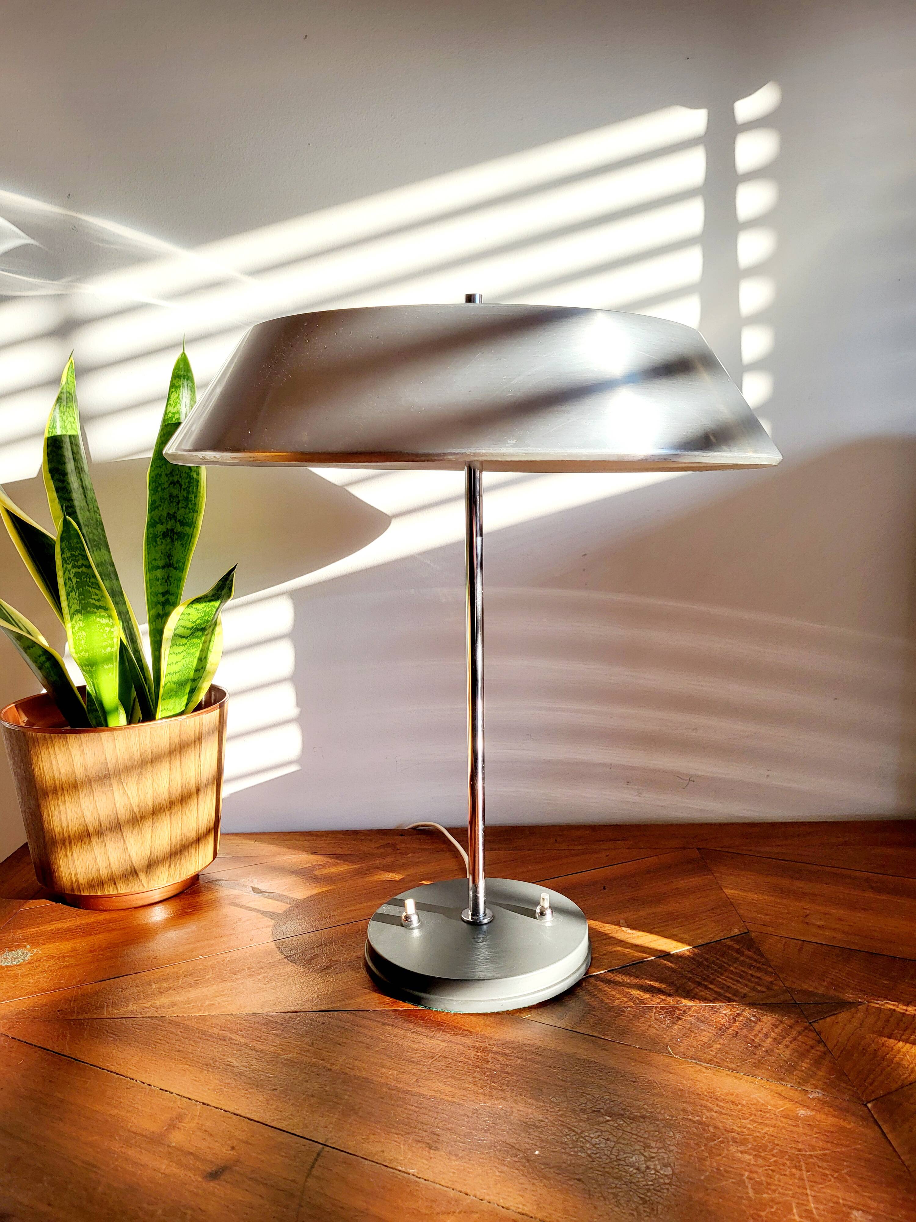 Lampe de bureau vintage Louis Kalff, modèle President, 1960, Nederland