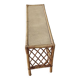 Rattan end bench