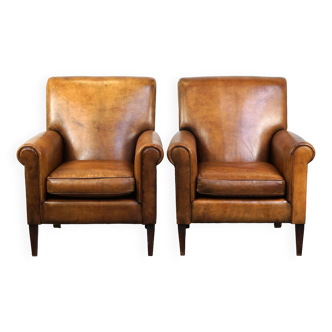 2 x Large and Comfortable Sheepskin Armchair