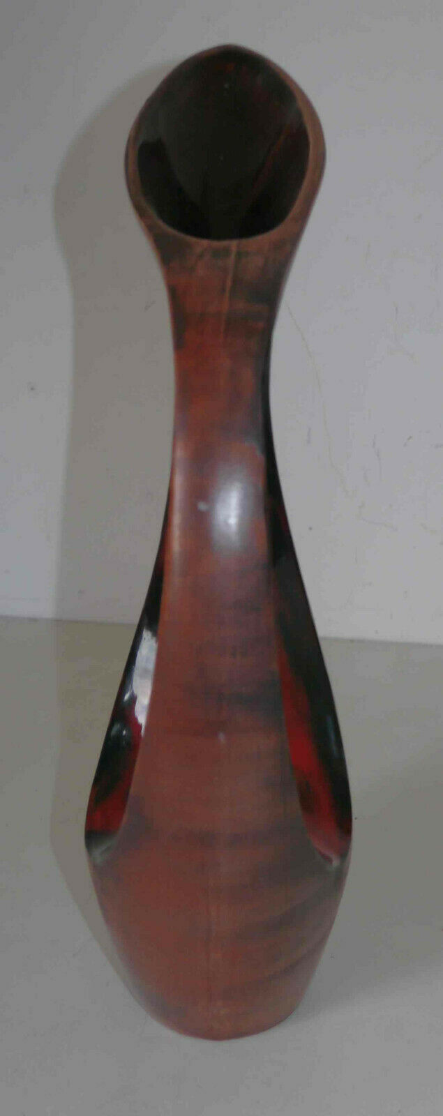 Pitcher carafe broc zoomorphic enamelled ceramic