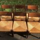 6 wooden and straw chairs, Scandinavian design Cees Braakman for Pastoe, 1960