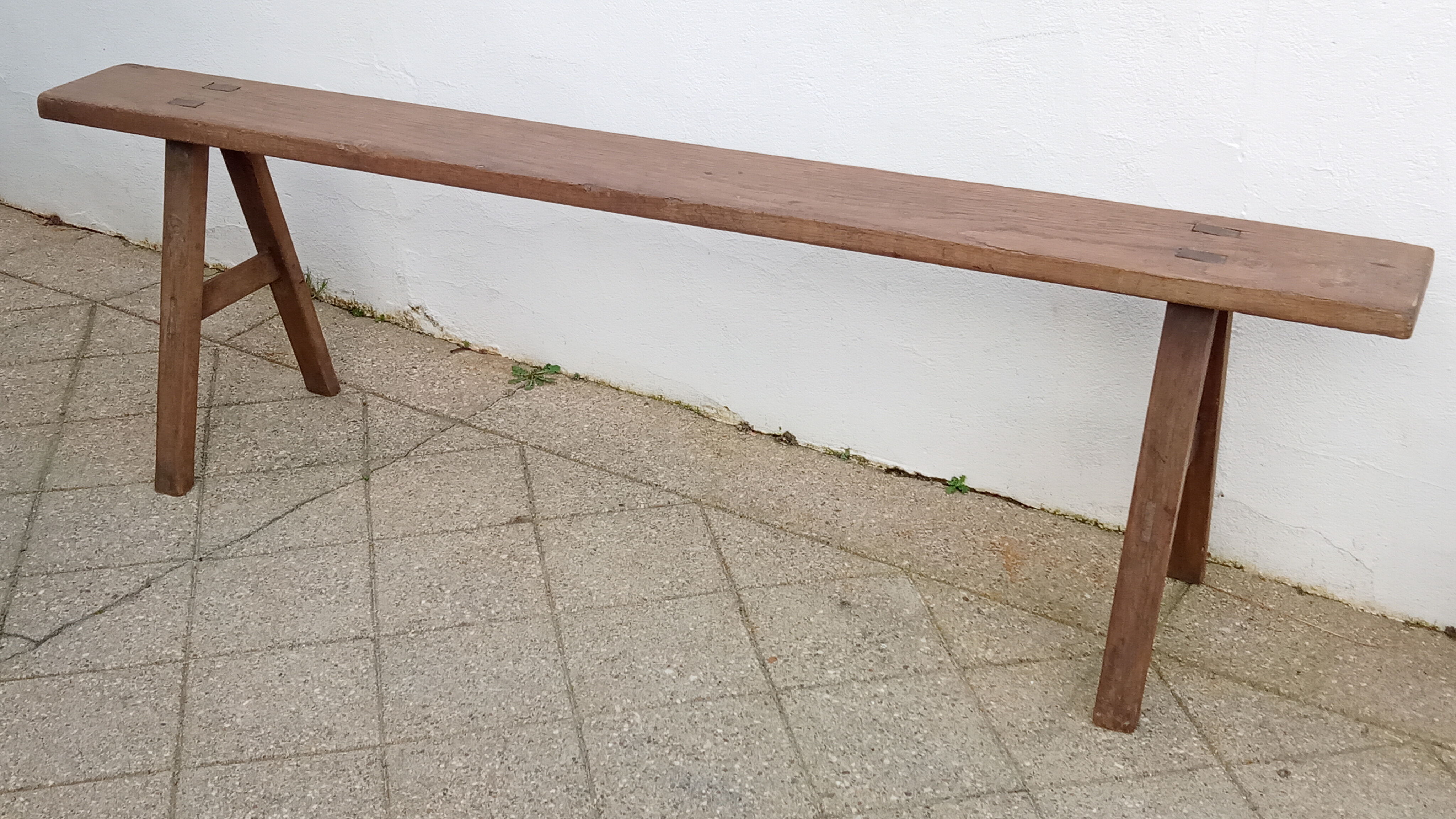 Oak farm bench