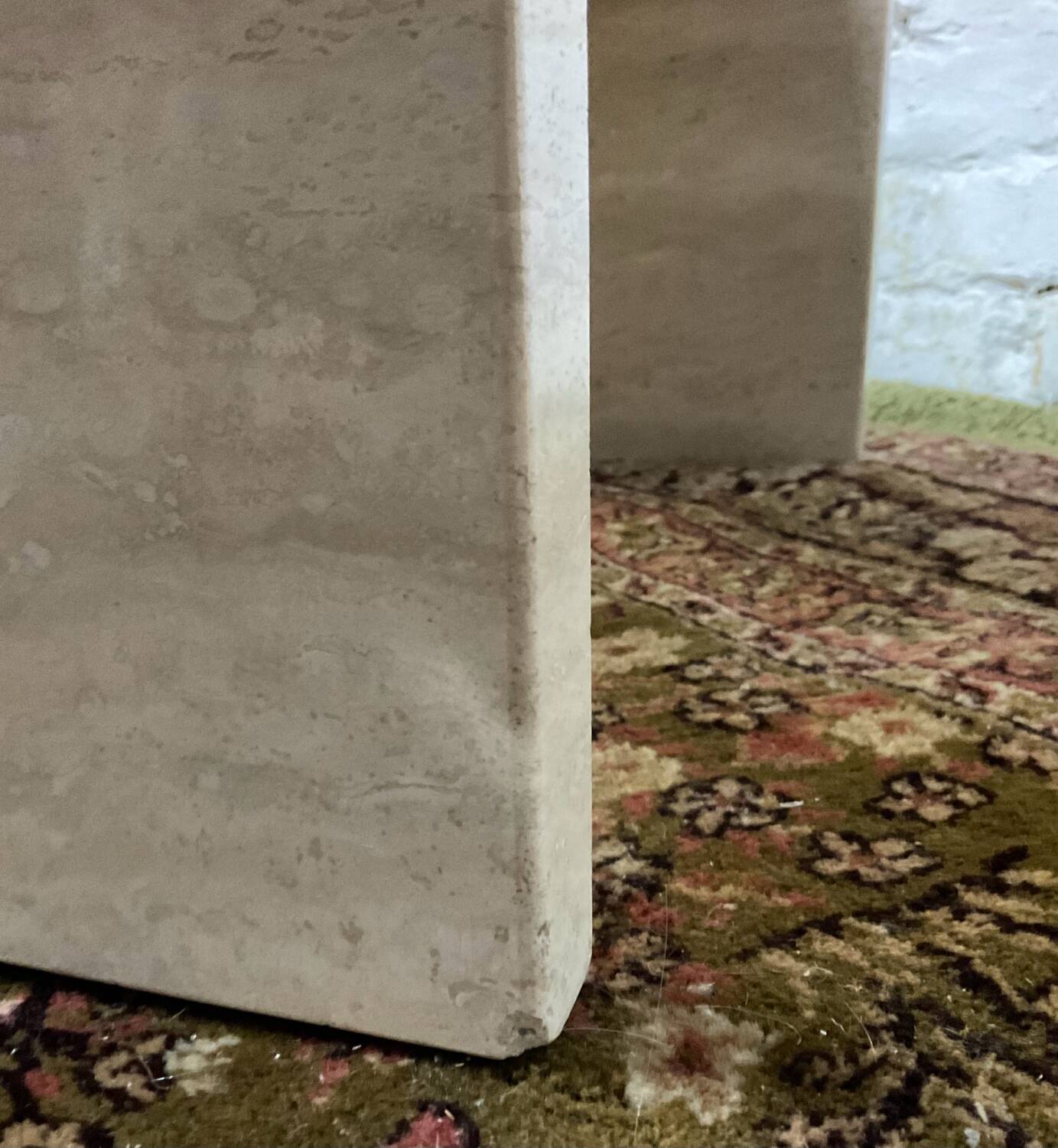 Travertine coffee table from the 70s