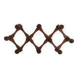 Vintage accordion coat rack