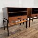 Paire de chevets scandinaves Arne Vodder design danish 1960