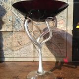 Stretched glass bowl "Alicja" Poland 70s