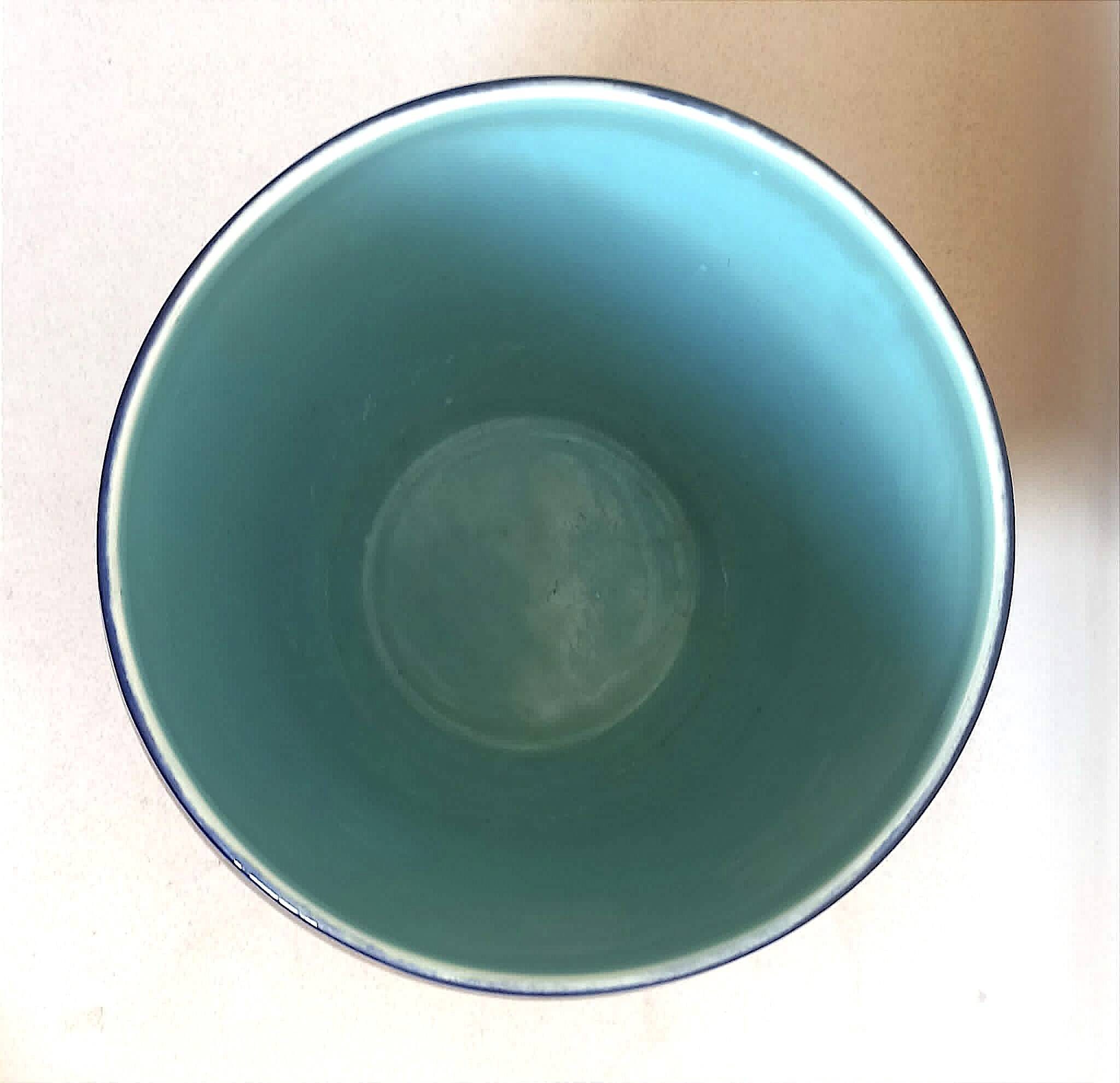 Cache-pot Sarreguemines Late 19th century Width 24.5 cm
