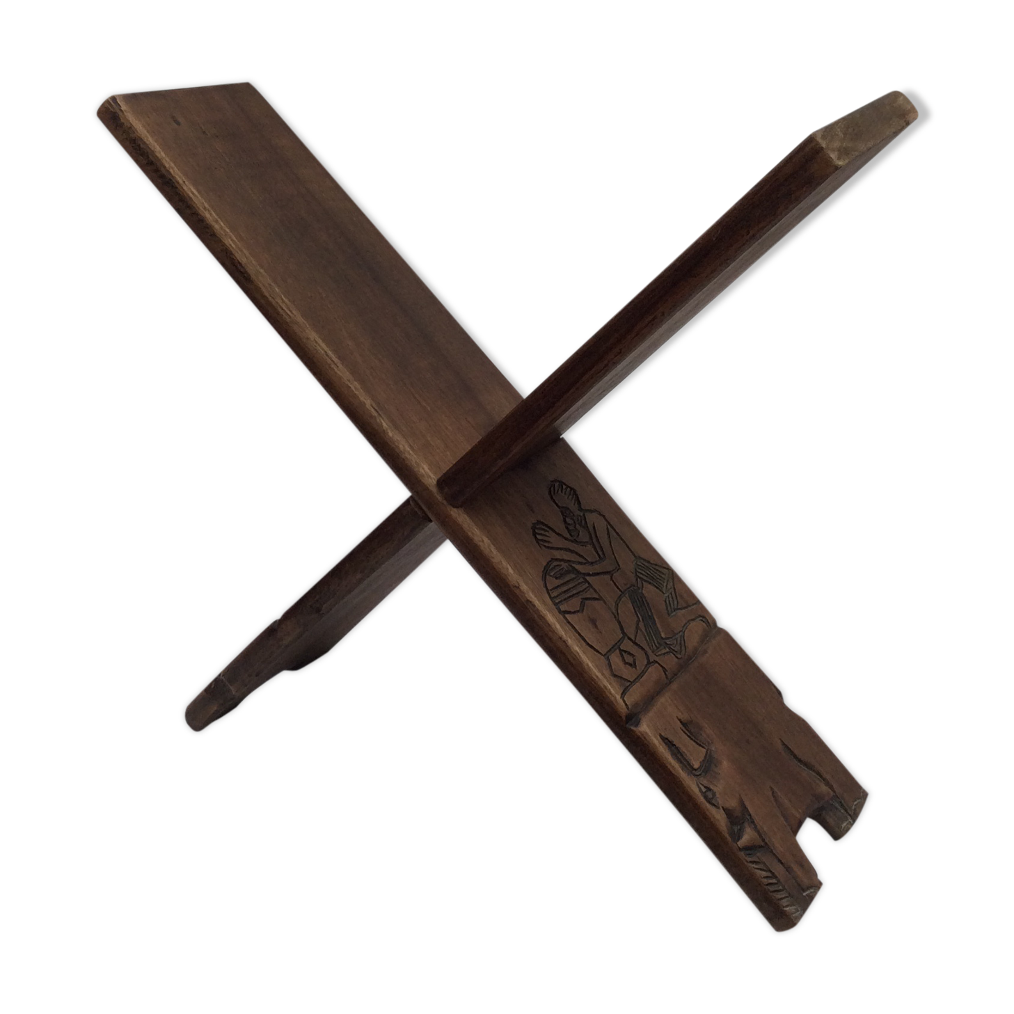 African wooden exotic wooden stool carved by hand