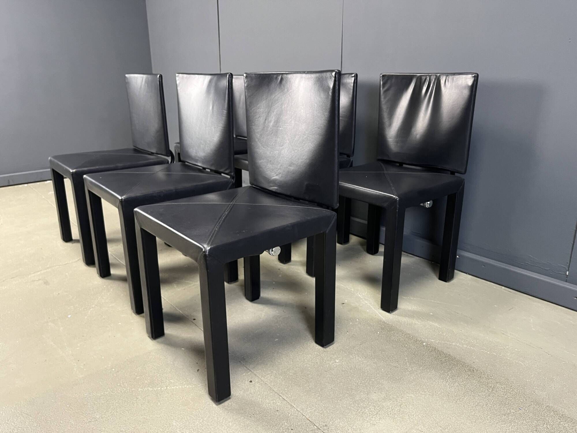 Arcadia dining chairs by Paolo Piva for B& B Italia set of 6